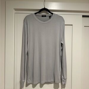 Theory Essential Long-Sleeve Tee in Anemone Modal Jersey Size M